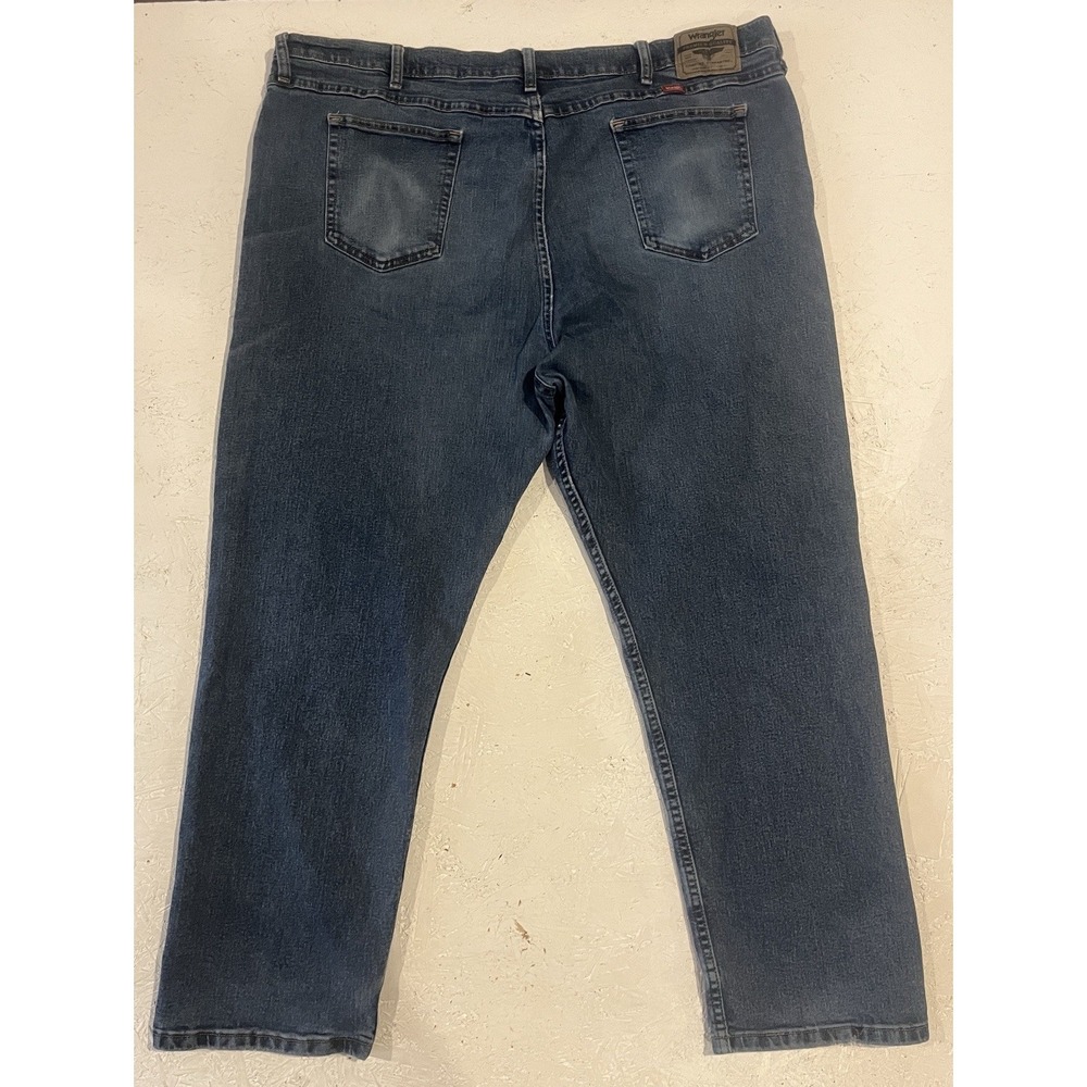Wrangler Five Star Premium Denim Flex Comfort Relaxed Fit Jeans 46x30‎ 1097FXWXD - Picture 6 of 9